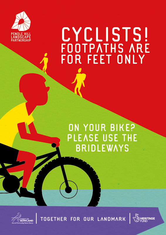 Cycling - Footpaths are for feet only